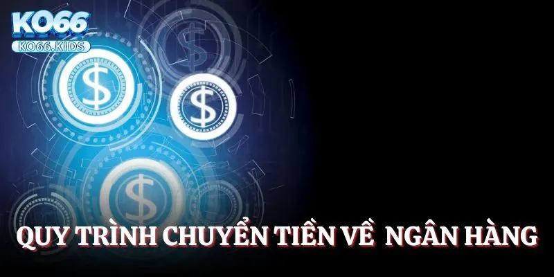 Rút Tiền KO66 - Rút Tiền Siêu Tốc Chỉ Trong 3 Phút 3 Quy trình người chơi chuyển tiền về tài khoản ngân hàng